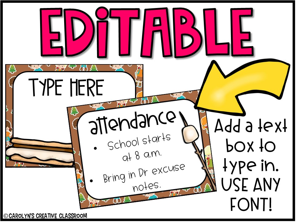 Editable Camping PowerPoint Slides - Make Presentation or Posters - Image 2