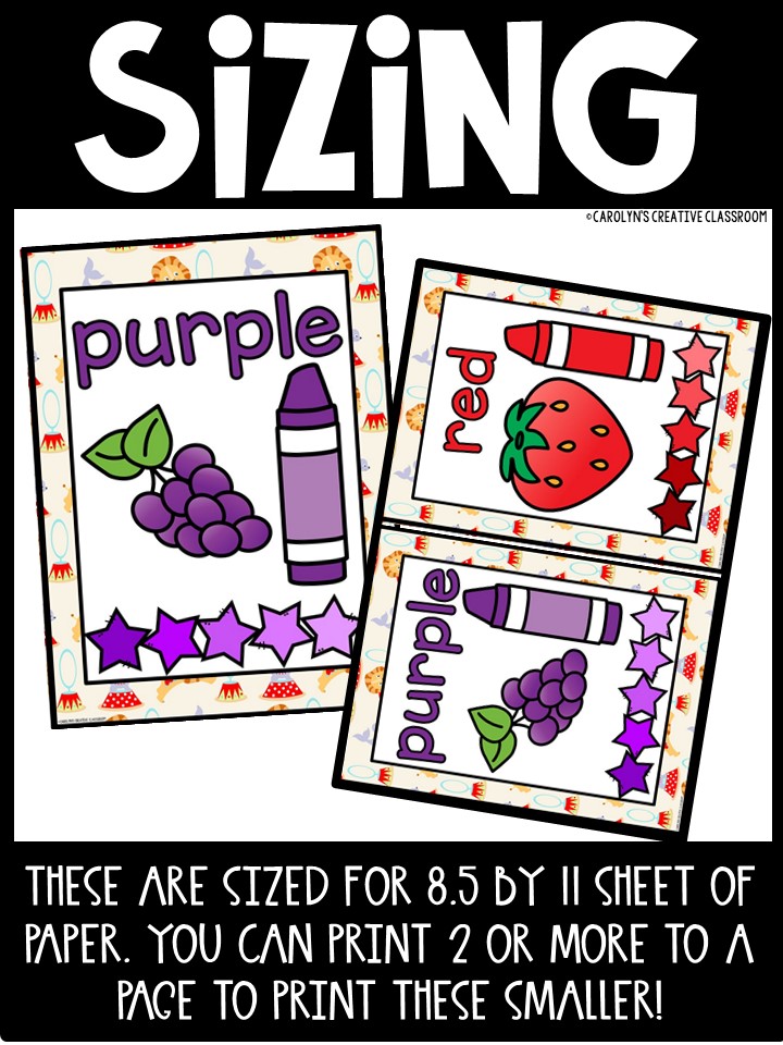 Circus 2 Color Posters | Classroom Decor - Image 2