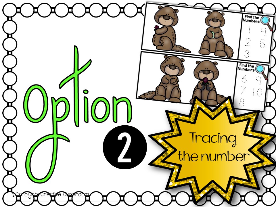 I Spy Subitizing and Numbers 1-20 Math Center - Groundhog Edition - Image 6