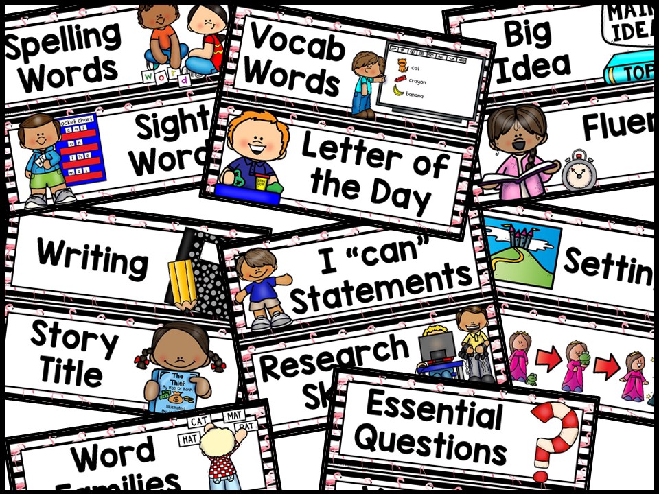 Tropical Flamingo 2 Reading Focus Wall and Banner - Image 3