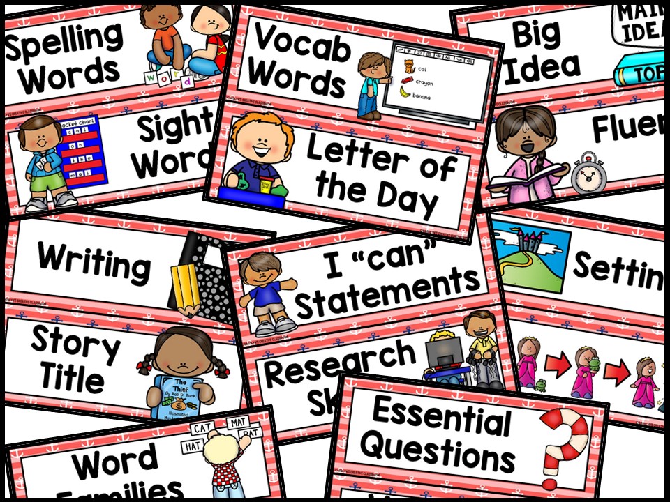 Nautical 1 Reading Focus Wall and Banner - Image 3