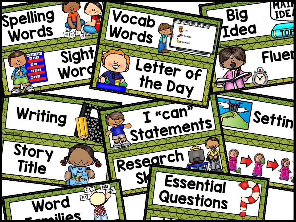 Dinosaur Reading Focus Wall and Banner - Image 3