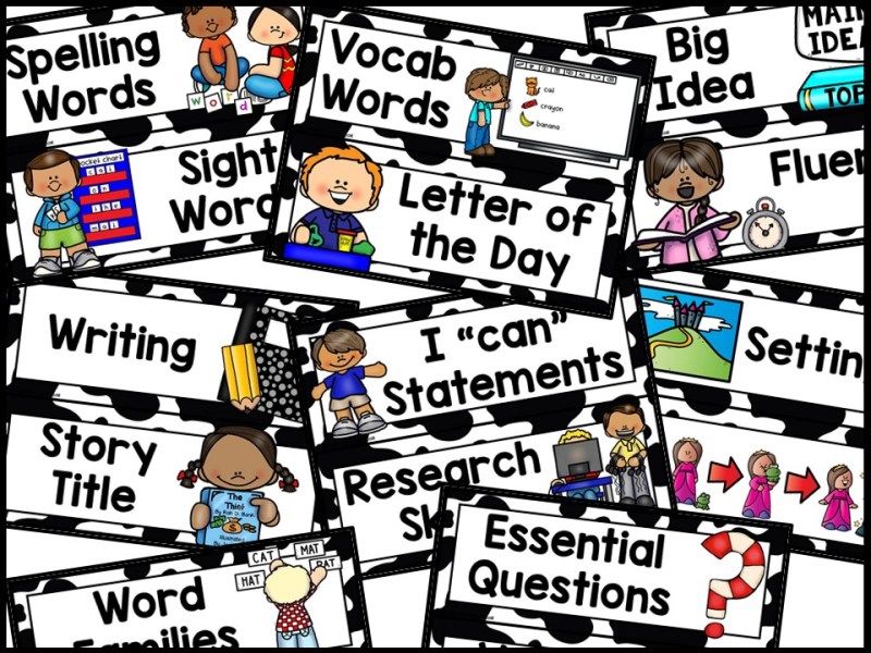 Cowboy 5 Reading Focus Wall and Banner