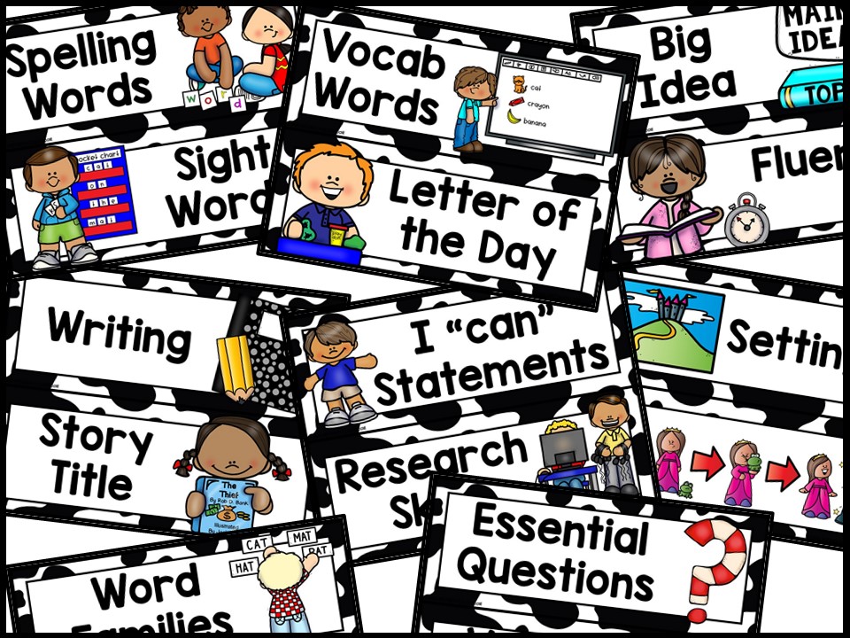 Cowboy 5 Reading Focus Wall and Banner - Image 3