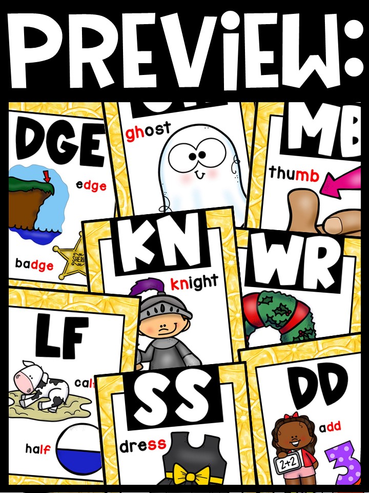 Lemon 1 Digraph Posters - Sound Wall Digraphs - Image 3