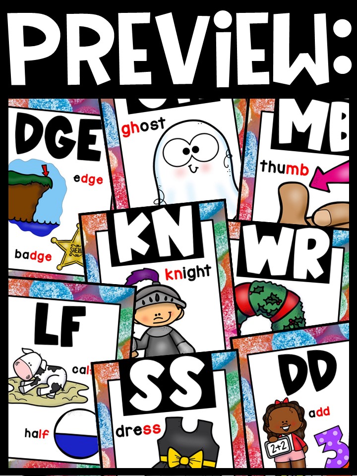 Candy Digraph Posters - Sound Wall Digraphs - Image 3