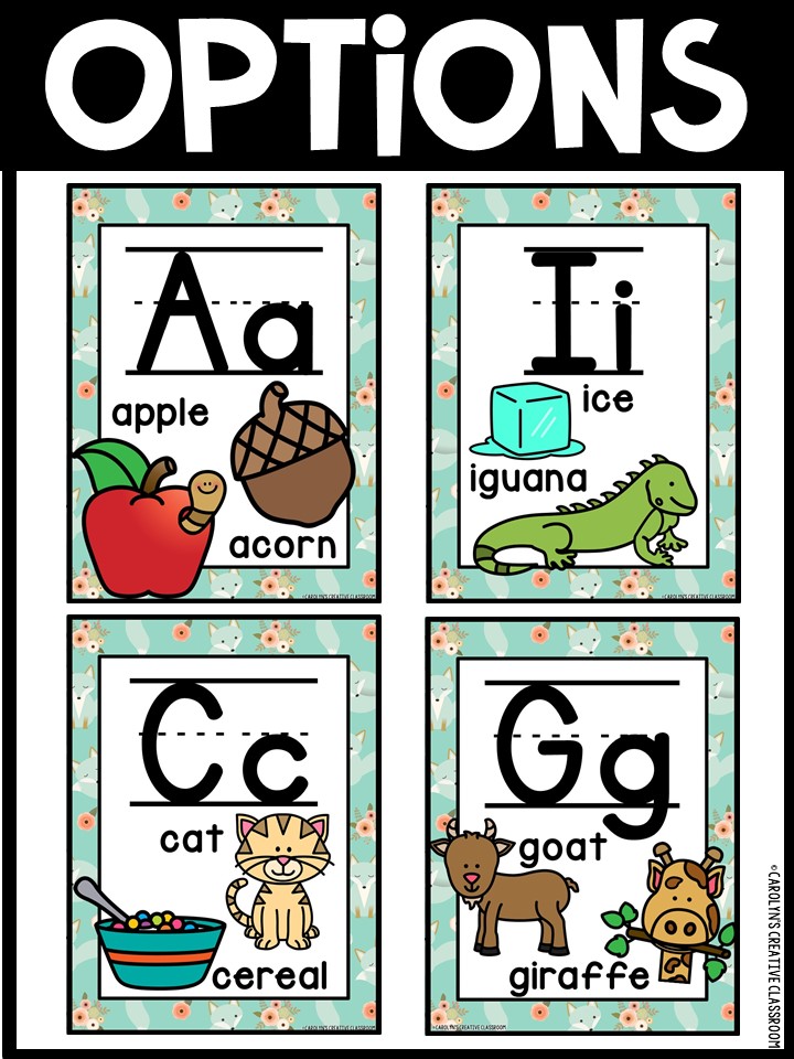 Alphabet Posters - Whimsical Woodland Décor - Image 3