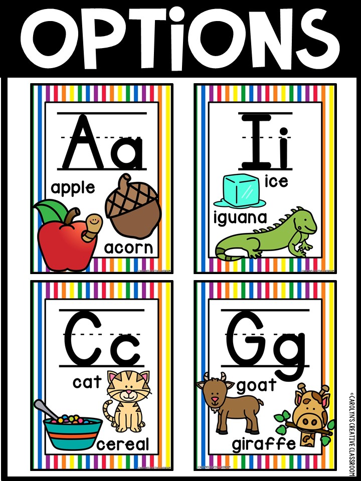 Alphabet Posters - Rainbow 5 Décor - Image 3