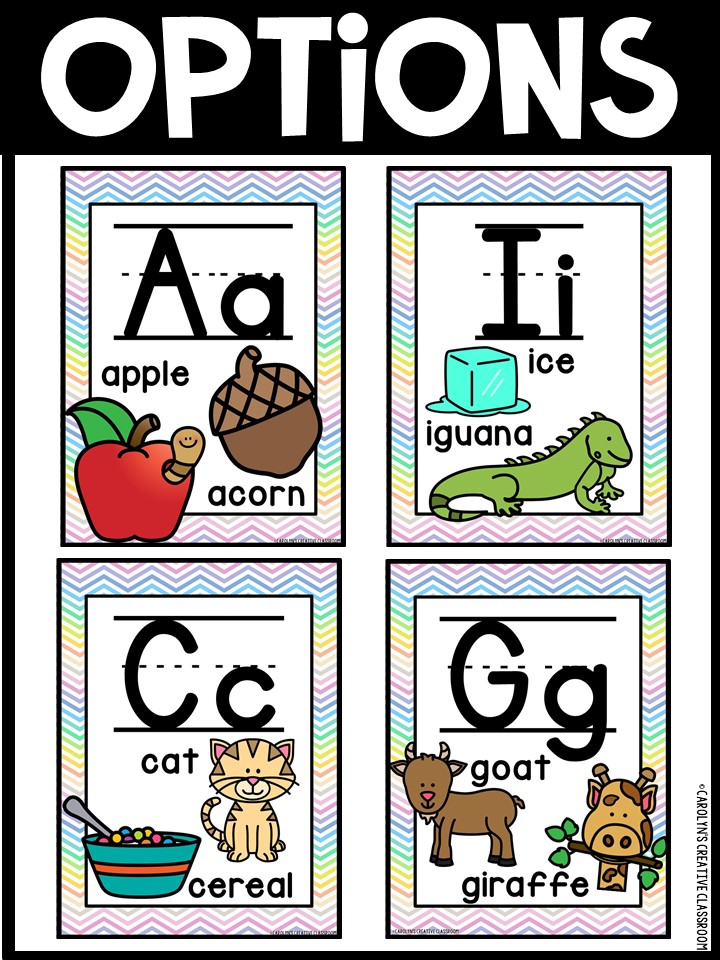 Alphabet Posters - Pastel 2 Décor - Image 3