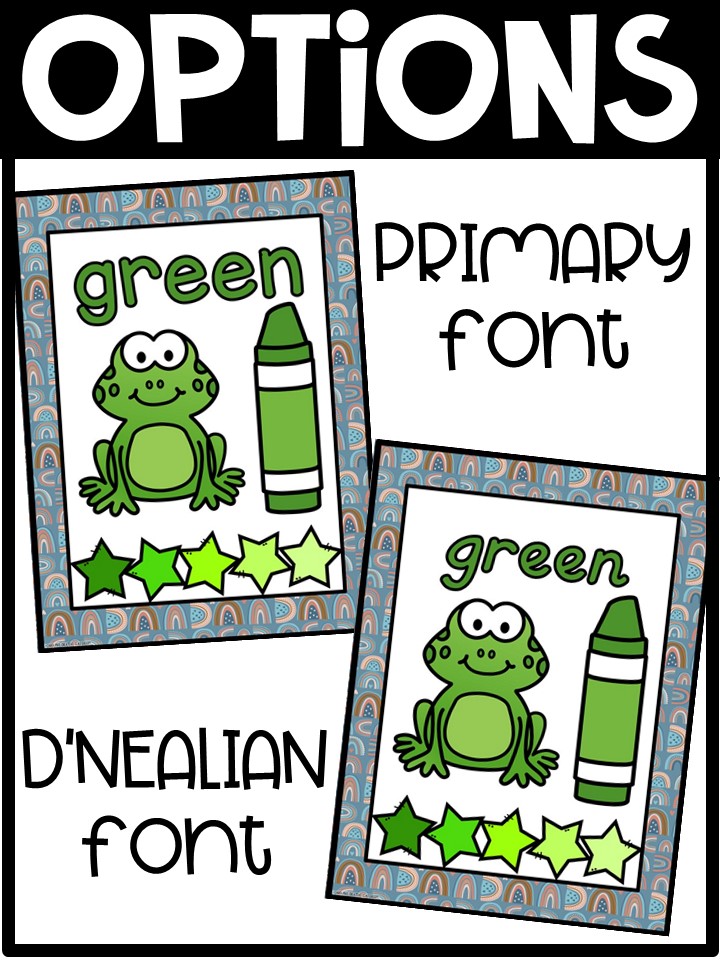 Boho Rainbow 5 Color Posters | Classroom Decor - Image 3