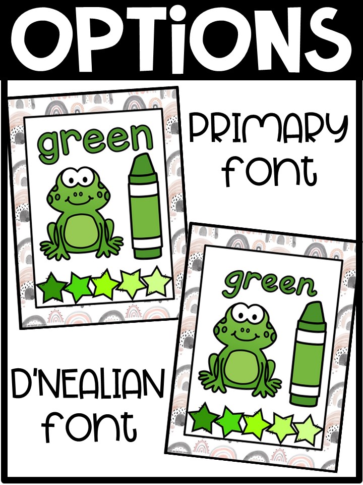 Boho Rainbow 3 Color Posters | Classroom Decor - Image 3