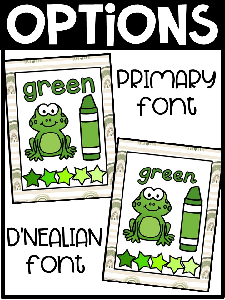 Boho Rainbow 2 Color Posters | Classroom Decor - Image 3