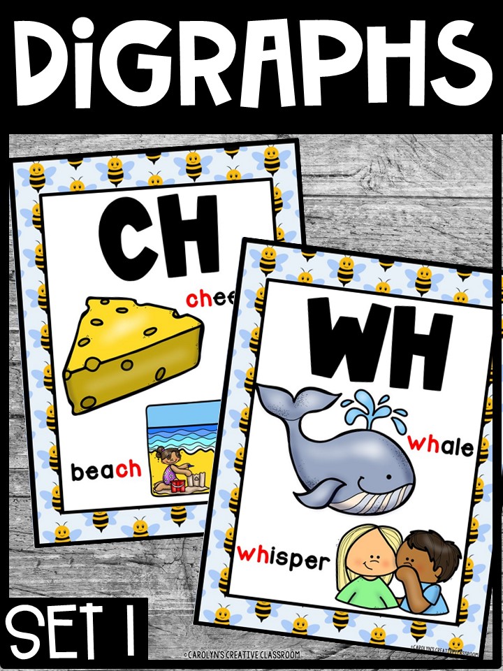 Bee 4 Digraph Posters - Sound Wall Digraphs - Image 4