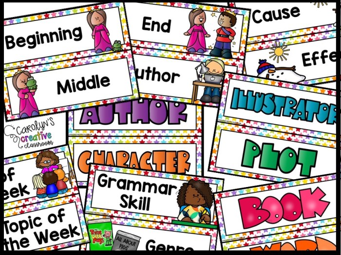 Stars Reading Focus Wall and Banner