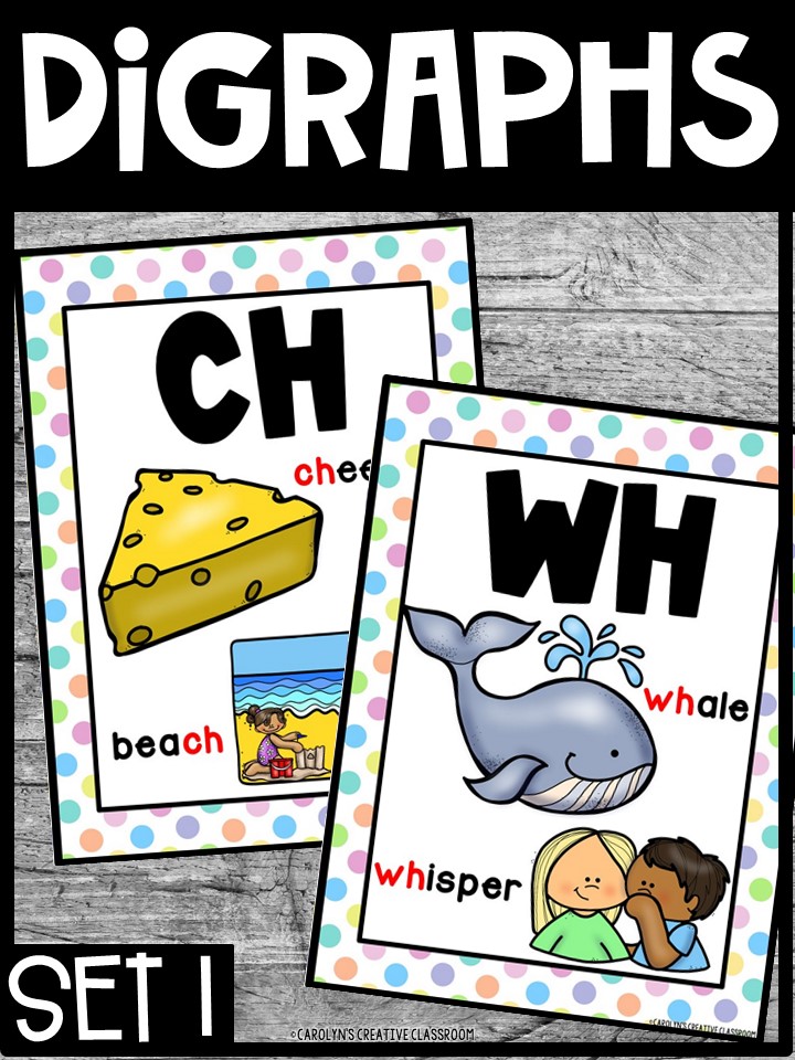 Pastel 1 Digraph Posters - Sound Wall Digraphs - Image 4