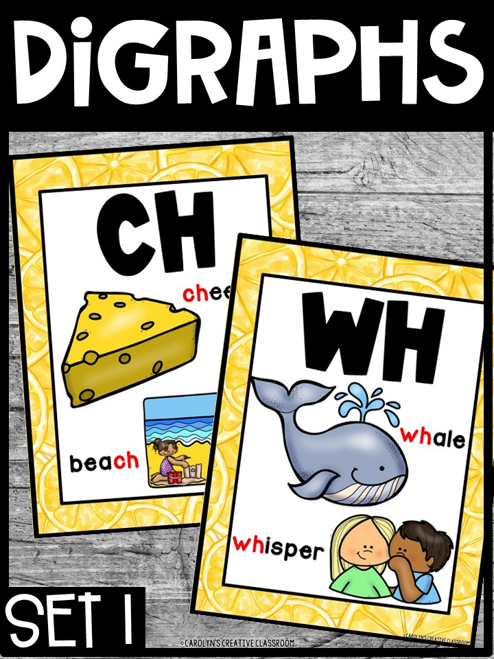 Lemon 1 Digraph Posters - Sound Wall Digraphs - Image 4