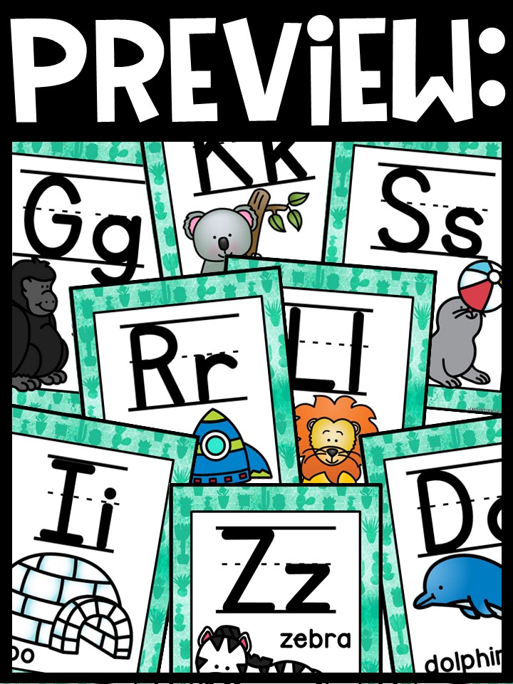 Alphabet Posters - Cactus 3 Décor - Image 4