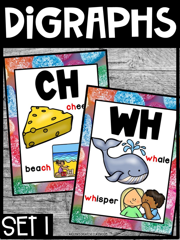 Candy Digraph Posters - Sound Wall Digraphs - Image 4