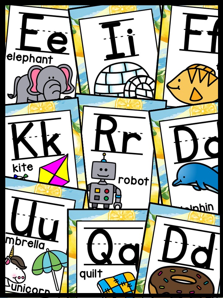 Alphabet Posters - Lemon 4 Décor - Image 4