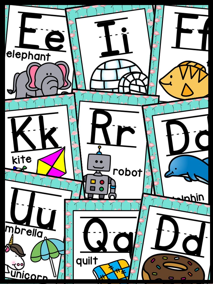 Alphabet Posters - Flamingo 2 Décor - Image 4