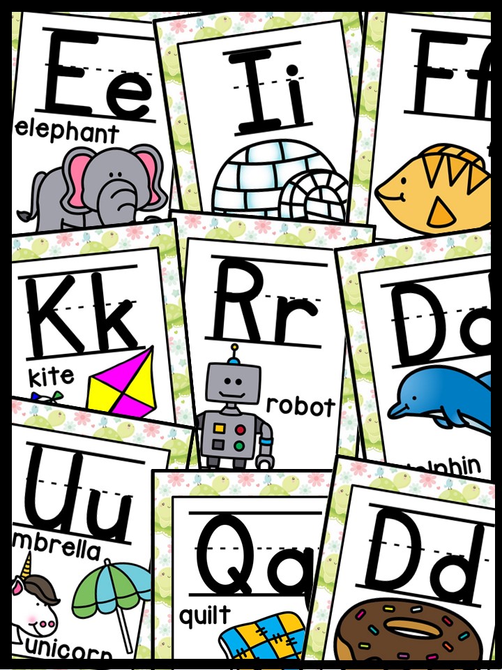 Alphabet Posters - Turtle Décor - Image 4