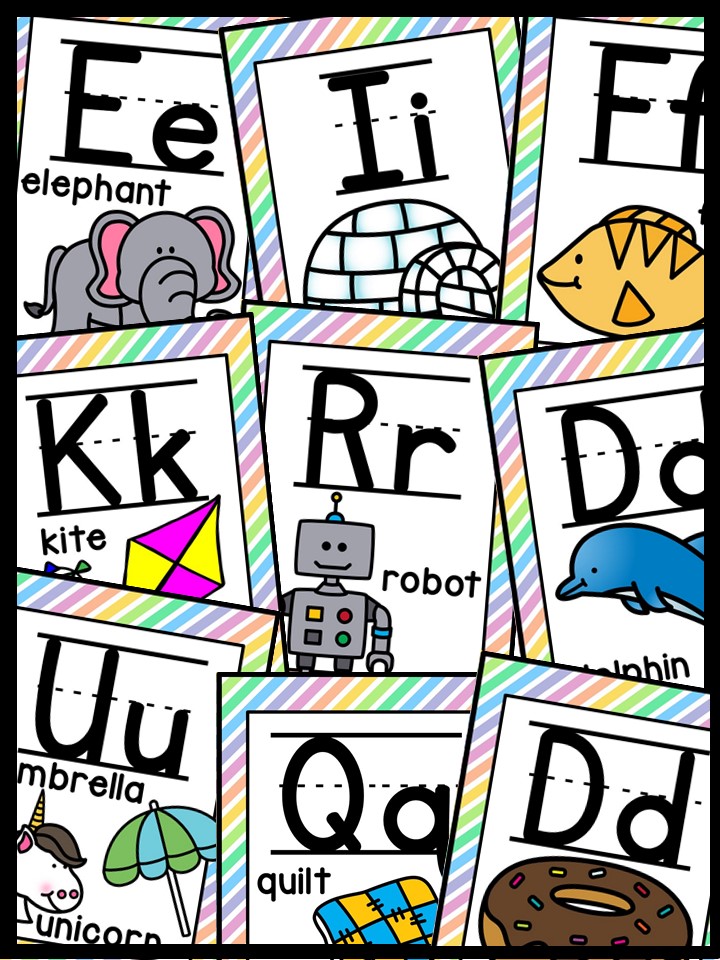 Alphabet Posters - Pastel 3 Décor - Image 4