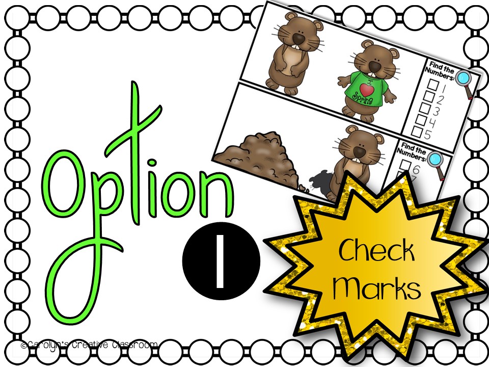 I Spy Subitizing and Numbers 1-20 Math Center - Groundhog Edition - Image 5