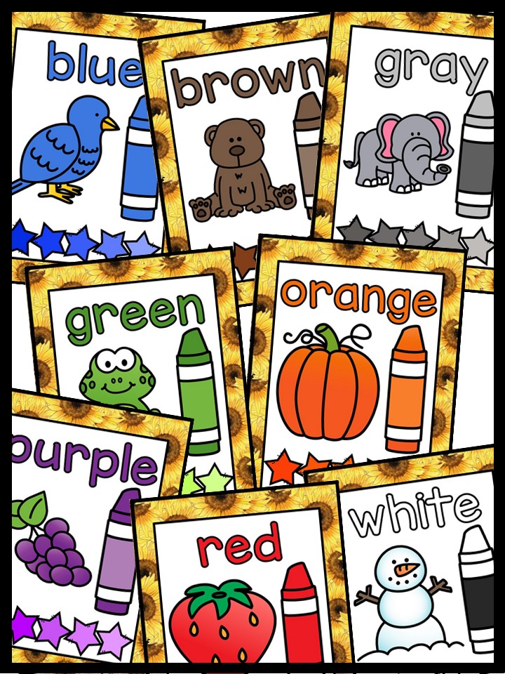 Sunflower 2 Color Posters | Classroom Decor - Image 4