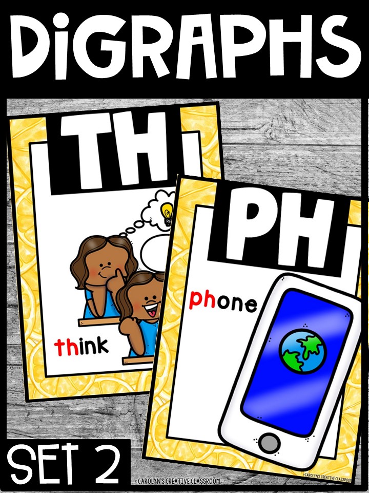 Lemon 1 Digraph Posters - Sound Wall Digraphs - Image 5