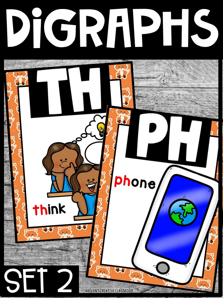 Fox 2 Digraph Posters - Sound Wall Digraphs - Image 5