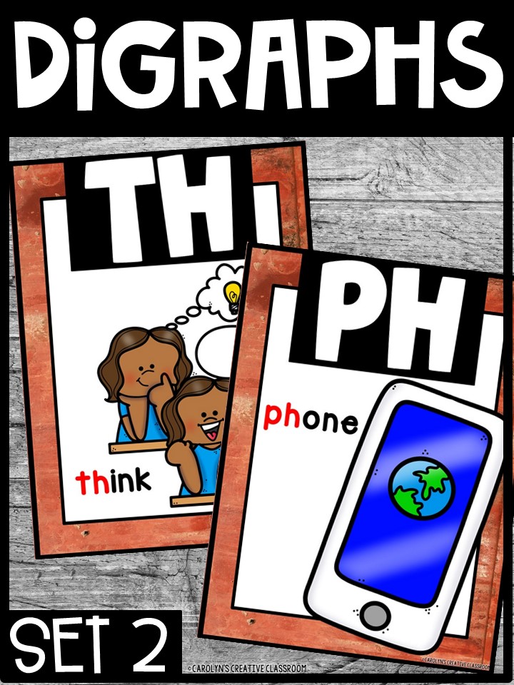 Rustic Farmhouse Digraph Posters - Sound Wall Digraphs - Image 5