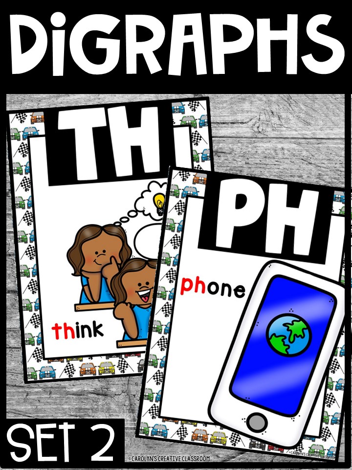 Racing Digraph Posters - Sound Wall Digraphs - Image 5