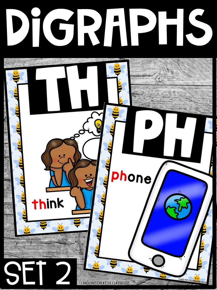 Bee 4 Digraph Posters - Sound Wall Digraphs - Image 5