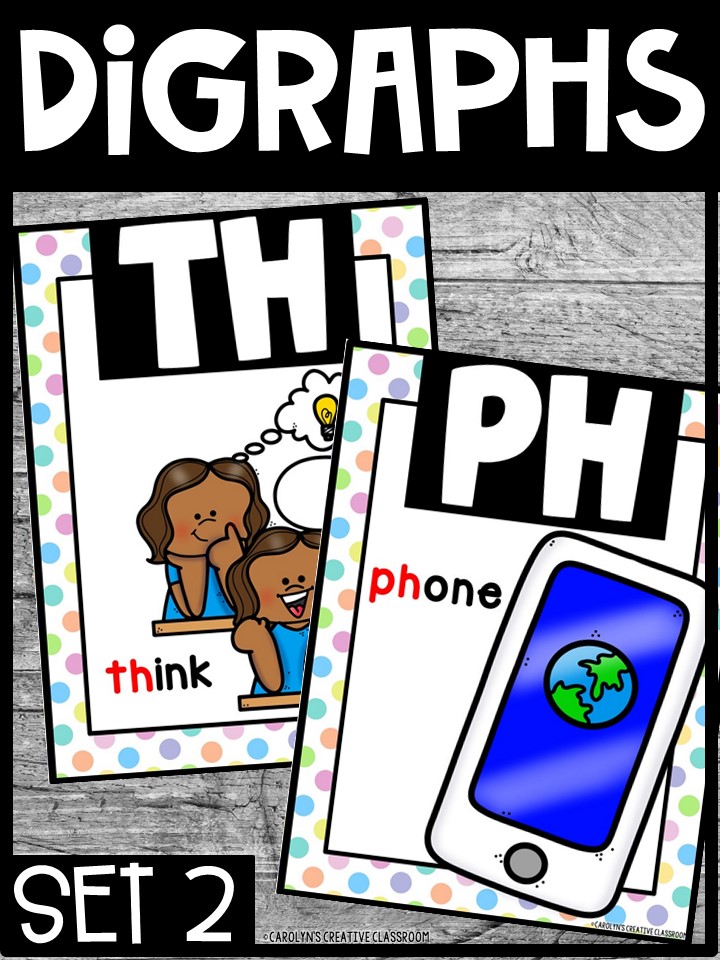 Pastel 1 Digraph Posters - Sound Wall Digraphs - Image 5