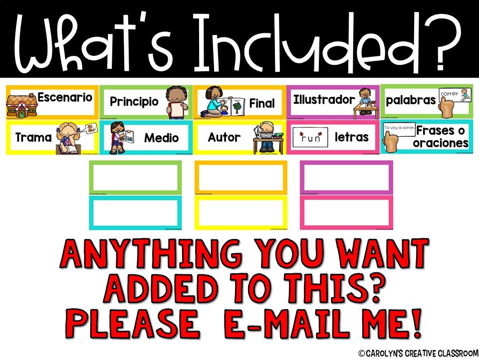 SPANISH - Reading Focus Wall Bundle! Focus Wall Banner - Image 4