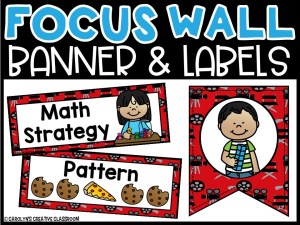 Hollywood 2 Math Focus Wall and Banner