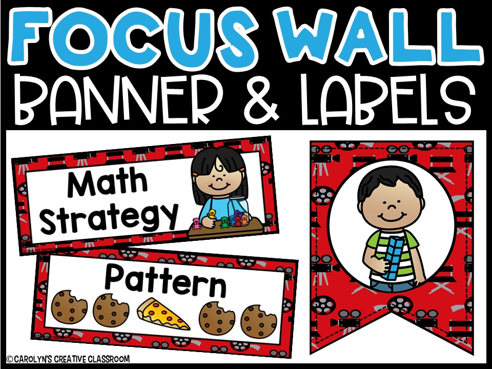 Hollywood 2 Math Focus Wall and Banner