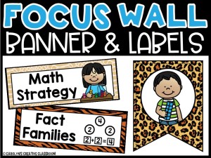 Jungle Math Focus Wall and Banner