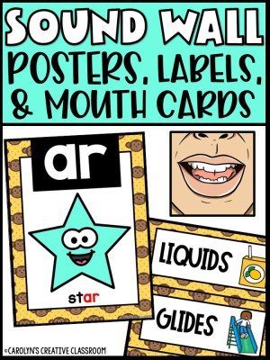 Sound Wall - Phoneme with Mouth Examples (Monkey Theme)