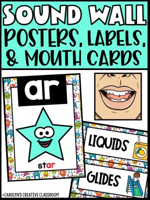 Sound Wall - Phoneme with Mouth Examples (Monster 2 Theme)