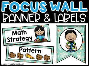 Whimsical Woodland Math Focus Wall and Banner