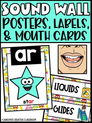 Sound Wall - Phoneme with Mouth Examples (Owl 1 Theme)