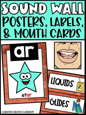 Sound Wall - Phoneme with Mouth Examples (Rustic Farmhouse Theme)