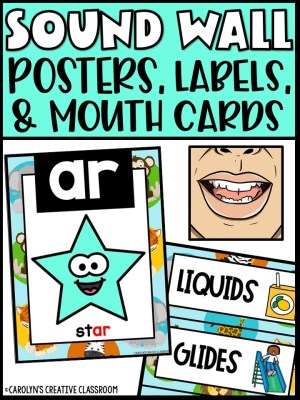 Sound Wall - Phoneme with Mouth Examples (Safari 2 Theme)