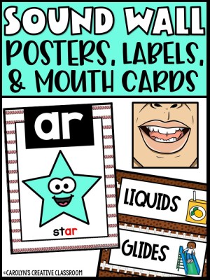 Sound Wall - Phoneme with Mouth Examples (Sports Theme)