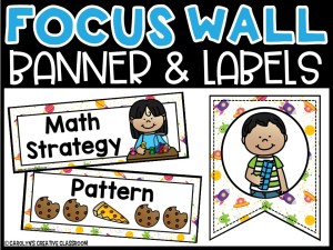 Space 2 Math Focus Wall and Banner