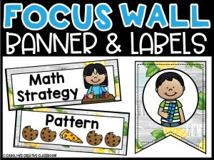 Lemon 2 Math Focus Wall and Banner