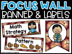 Lion 5 Math Focus Wall and Banner