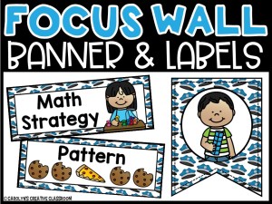 Police Math Focus Wall and Banner