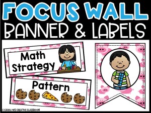 Pigs 1 Math Focus Wall and Banner